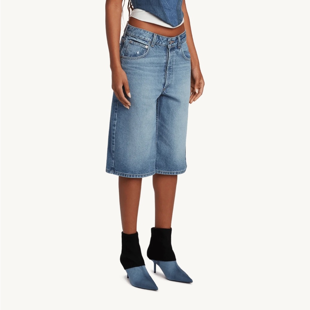 NWT EB DENIM scout capri pants shorts